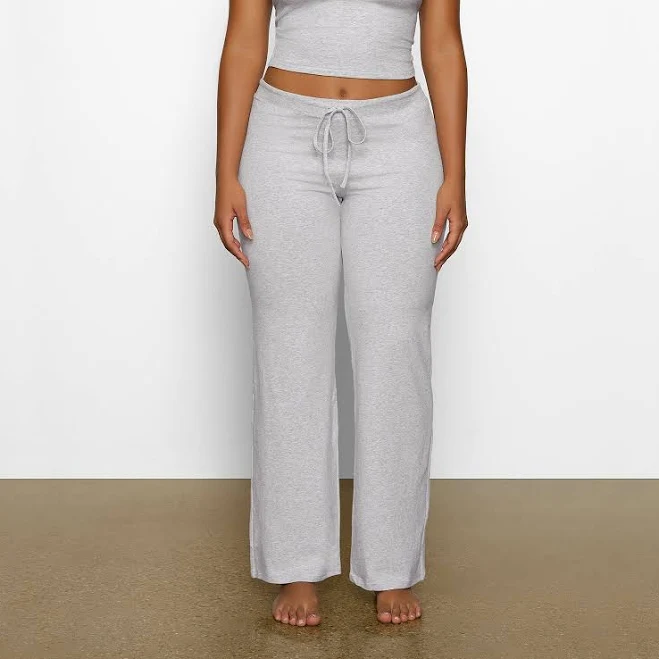 trousers Skims Women's Cotton Jersey Straight Leg Pants SKIMS $68