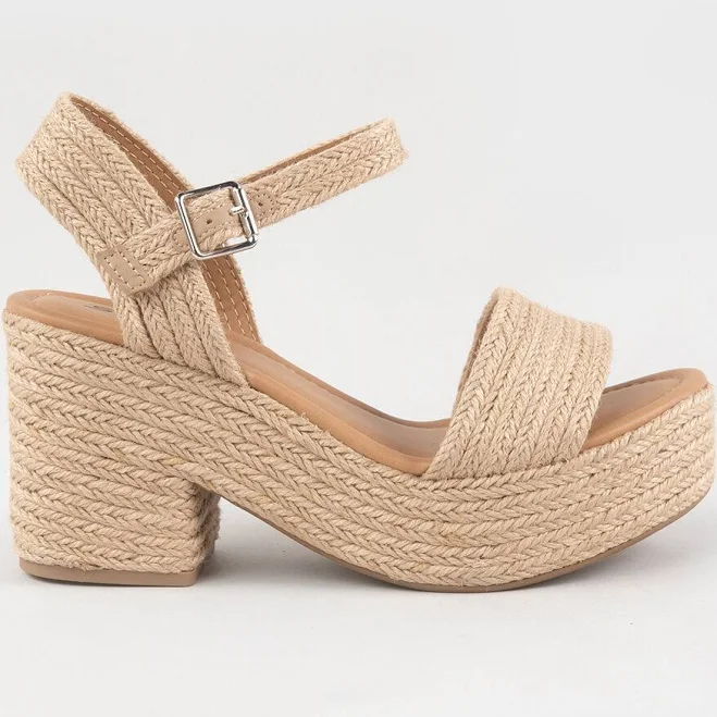 shoes Soda Carnie Jute Women's Platform Shoes Tillys $44.99