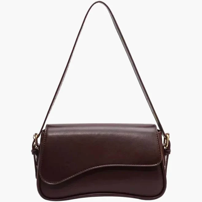 bag SOERA Women's Minimalist Faux Leather Saddle Bag SOERA $59