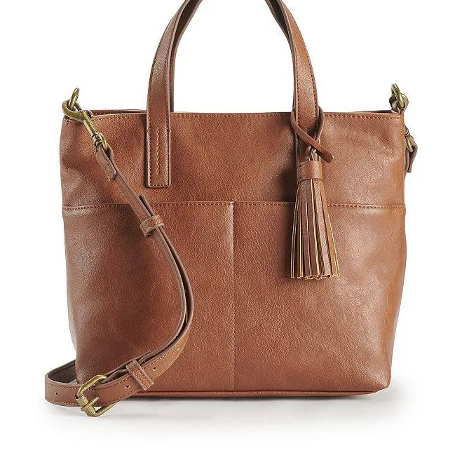 bag Sonoma Goods For Life Mini Pocket Tote Bag, Cognac Kohl's $31.5