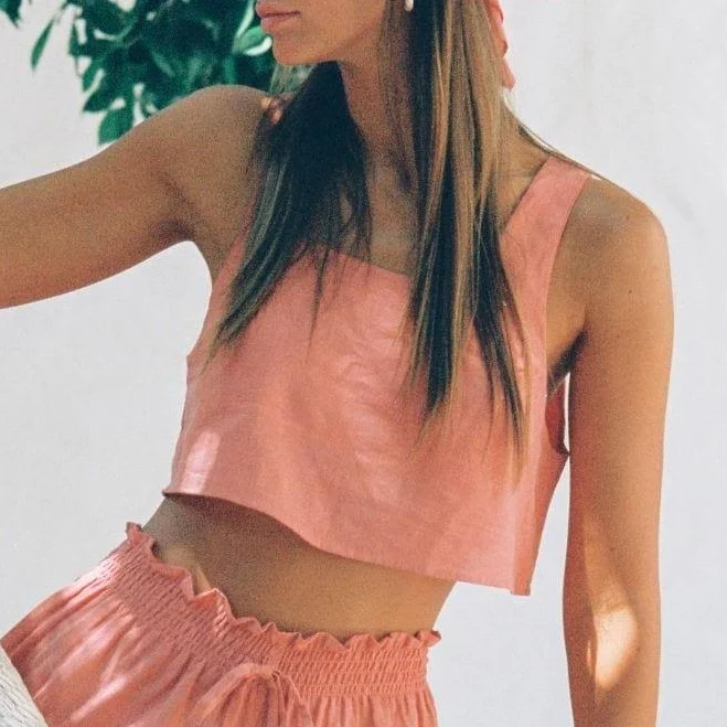 top Square Neck Crop Top Montce Swim $29.99