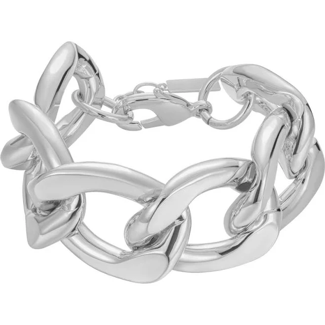 accessory St. Moran Chunky Curb Silver Bracelet Nordstrom $110