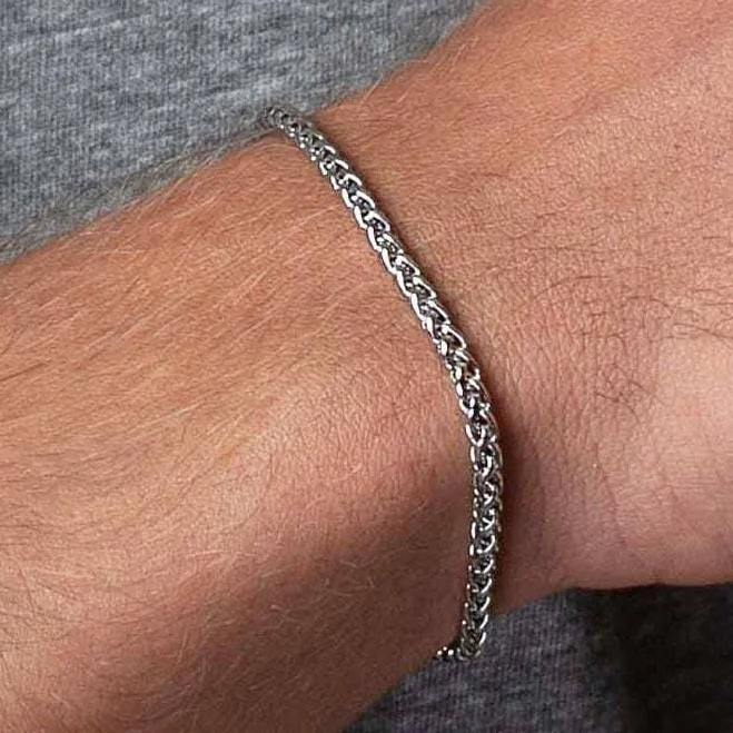 accessory Stainless Steel Men's Chain Bracelet Etsy - Galismens $15