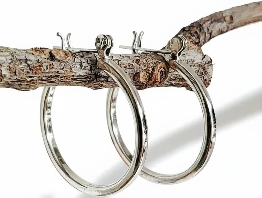 accessory Sterling Silver 925 Hoop Earrings Emma Vera Jewelry $32