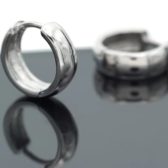 accessory Sterling Silver 925 Minimalist Huggie Hoop Earrings Etsy - Ronnie7 $36