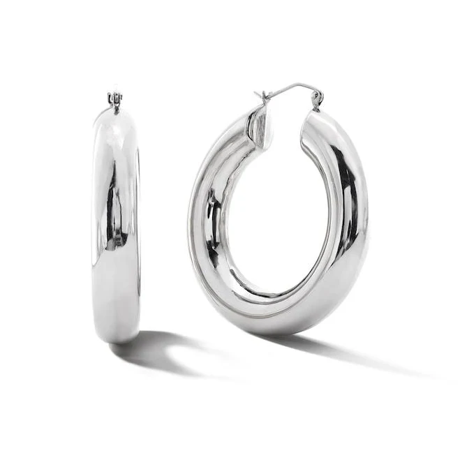 accessory Sterling Silver Chunky Hoops Banter by Piercing Pagoda $69.98