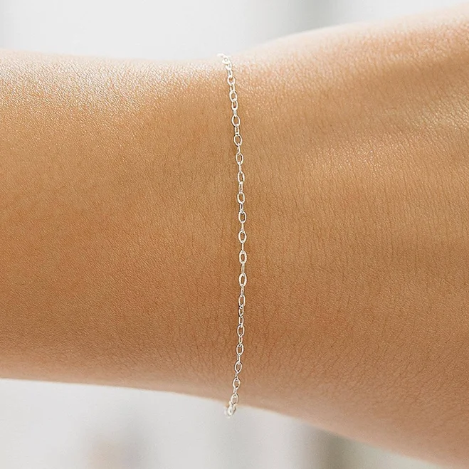 accessory Sterling Silver Simplistic Dainty Layered Stack Bracelet Etsy - MoonliSilverDesigns $19.31