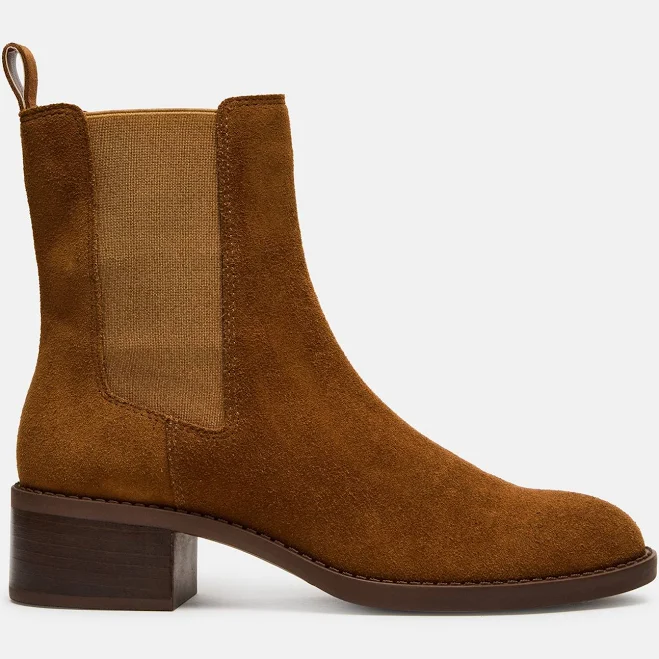 shoes Steve Madden Women's Kaplan Block Heel Suede Booties Steve Madden $69.99