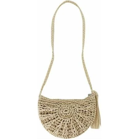 bag Straw Woven Cross-body Shoulder Bag Walmart - QiXinKu $17.4
