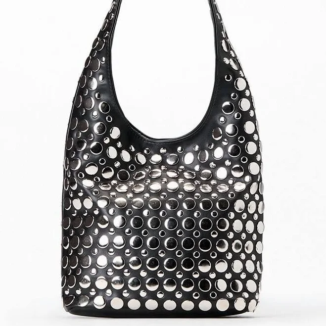 bag Studded Faux Leather Bag PacSun $50