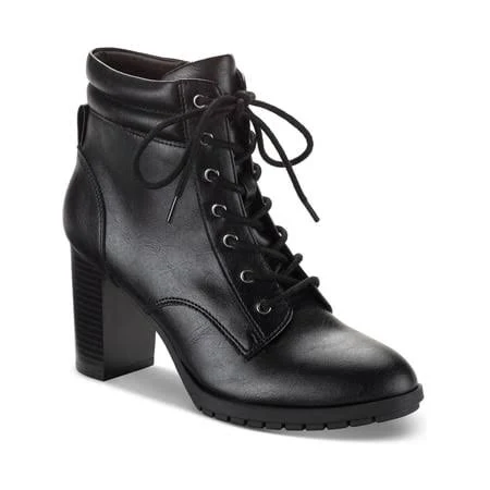 shoes Style & Co Womens. Laurellee Combat & Lace-Up Boots Walmart - Mercamur Products LLC $31.96