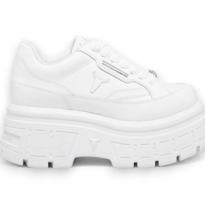 shoes Swerve Women's Chunky Leather Sneakers ShopSimon $167.99