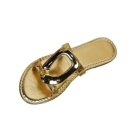 shoes SYMSHOES Women's Metallic Buckle Slide Sandals Walmart - GUZOM SHOES $16.84