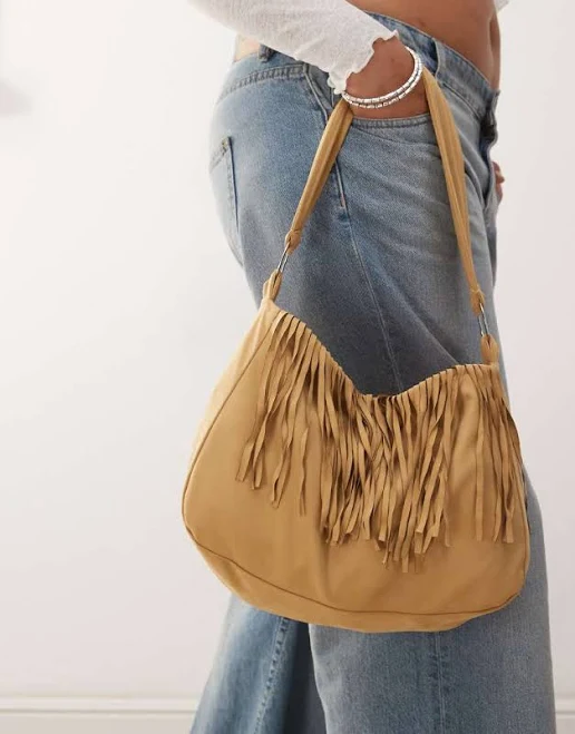 bag Teria Slouchy Bag with Fringe ASOS $40.26