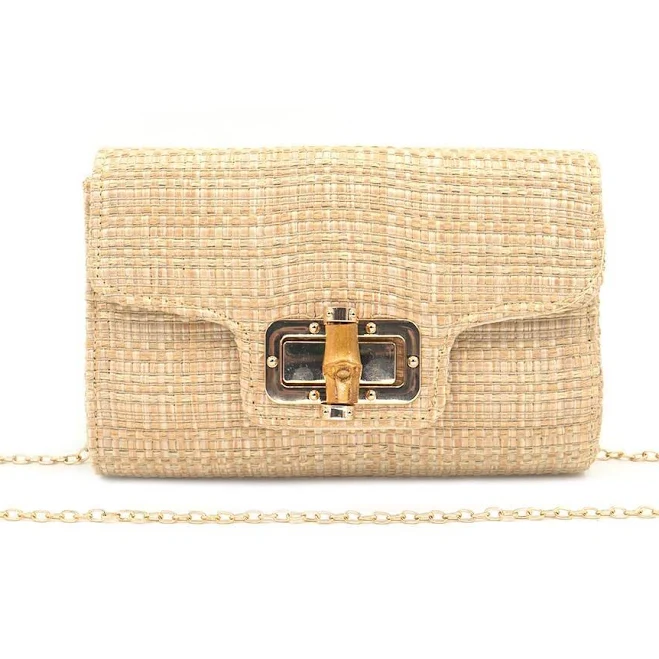 bag The Bush Rattan Clutch Etsy - Bowtiqueparis $44