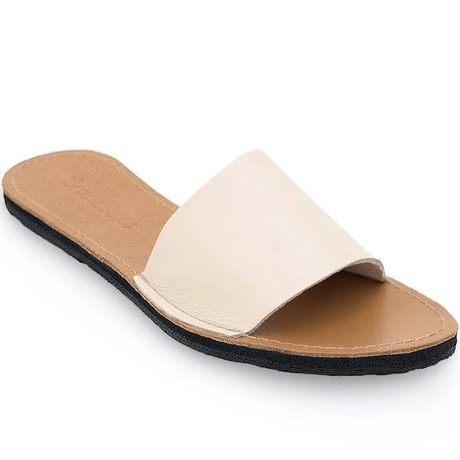 shoes The Linda Leather Slide Sandal ourCommonplace $70