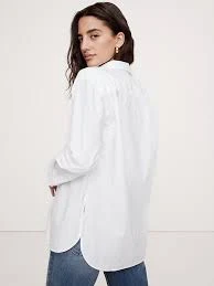 top The Oversized Shirt in Cotton Poplin gap.com $98