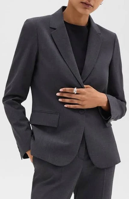 blazer Theory Women's Carissa Blazer In Good Wool Nordstrom $455