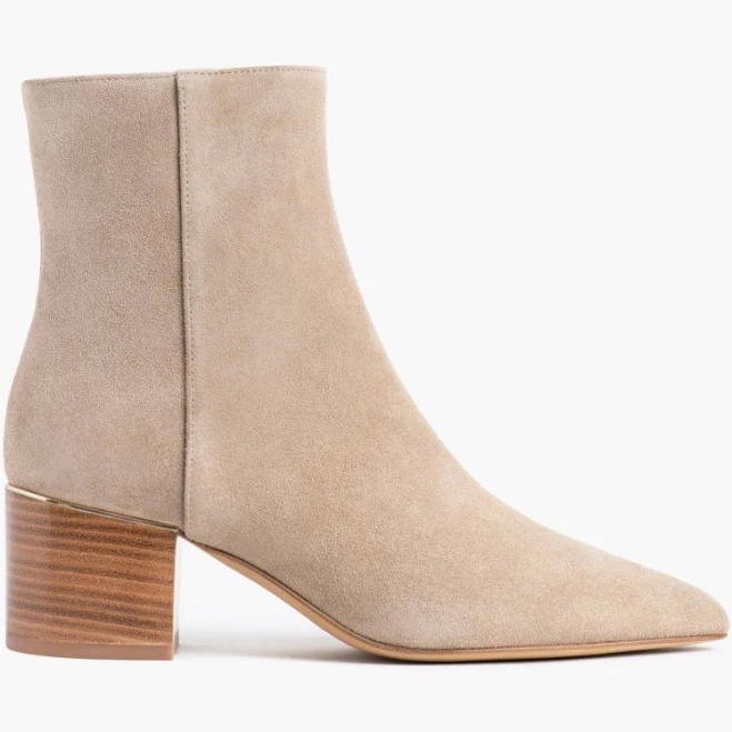 shoes Thursday Boot Company Women's Luna Suede Bootie Thursday Boot Company $180