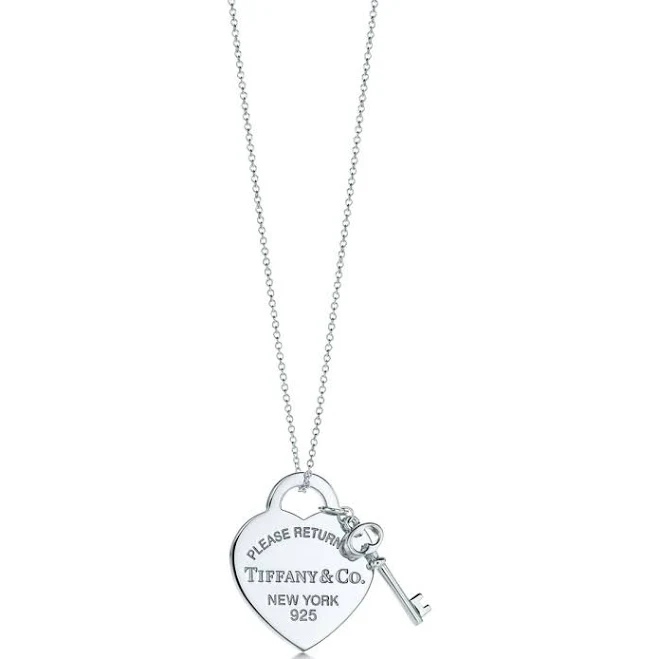 accessory Tiffany Heart Tag with Key Pendant in Sterling Silver Tiffany & Co. $390