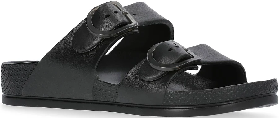 shoes Time and Tru Women's Double Buckle Eva Slide Sandals Walmart $11.98