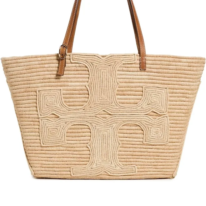 bag Tory Burch Ella Large Structured Straw Tote Bag Shopbop $495