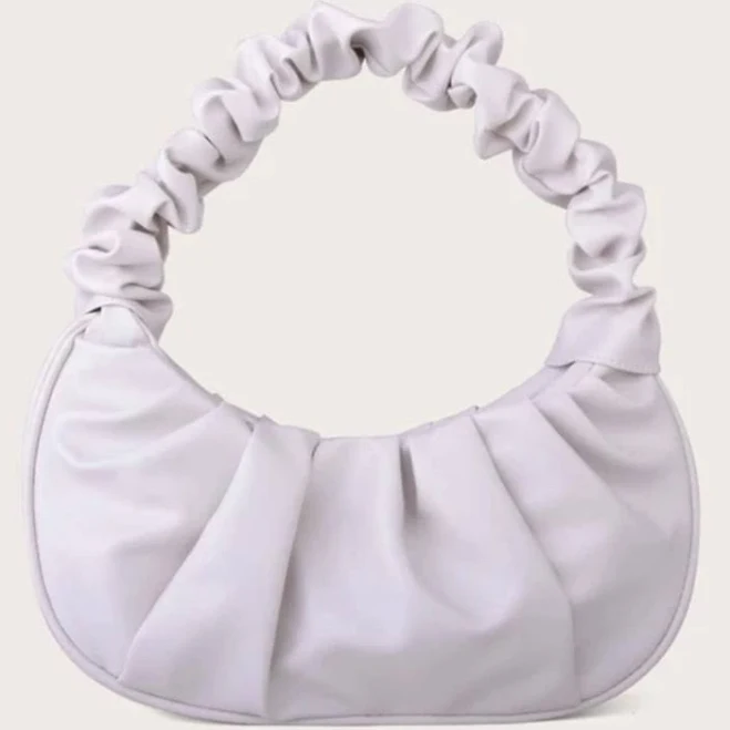 bag Unbrand Baguette Ruched Leather Purse Poshmark $10