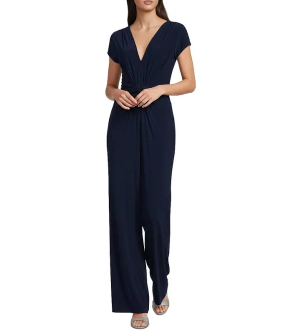 jumpsuit Vince Camuto Women's Plunge V-Neck Cap Sleeve Jumpsuit Dillard's $118