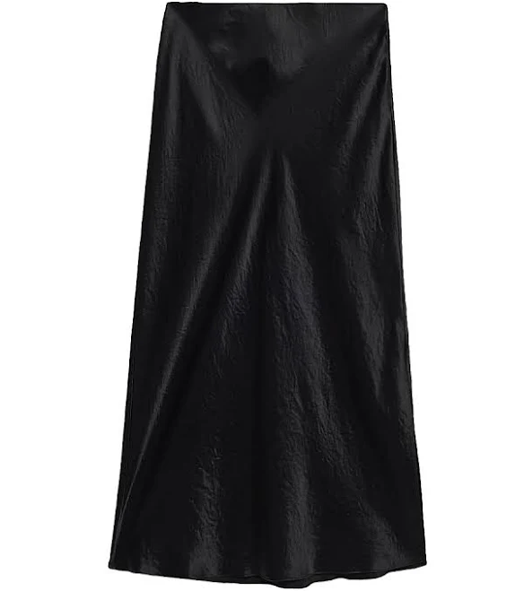 skirt Vince Women's Satin Side-Slit Slip Skirt Saks Fifth Avenue $243.6
