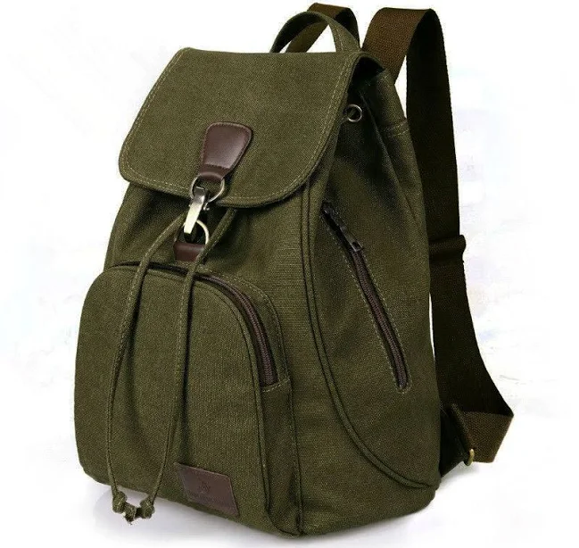 bag Vintage Drawstring Canvas Backpack More than a Backpack $56.23