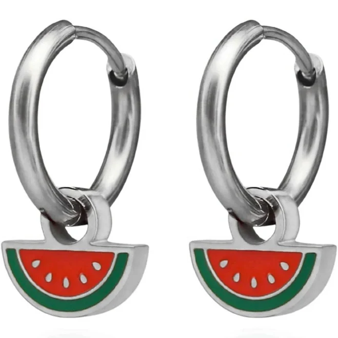 accessory Watermelon Charm Hoops Cords Club $26