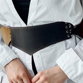 accessory Wide Leather Corset Belt Etsy - Seller $22.66