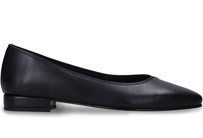 shoes Women Vegan Ballerina Flat Sandal Black Solid Elegant Apple Skin With eBay - nae-vegan-shoes $120