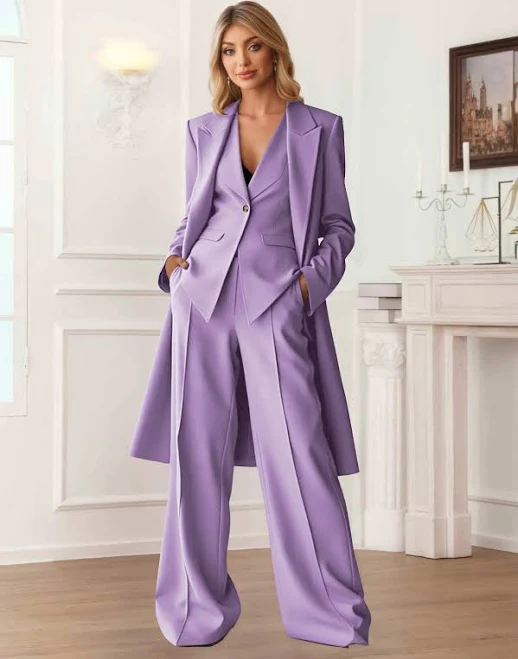 matching set Women's 3-Piece Casual Blazer and Pants Set Pomuyoo $149
