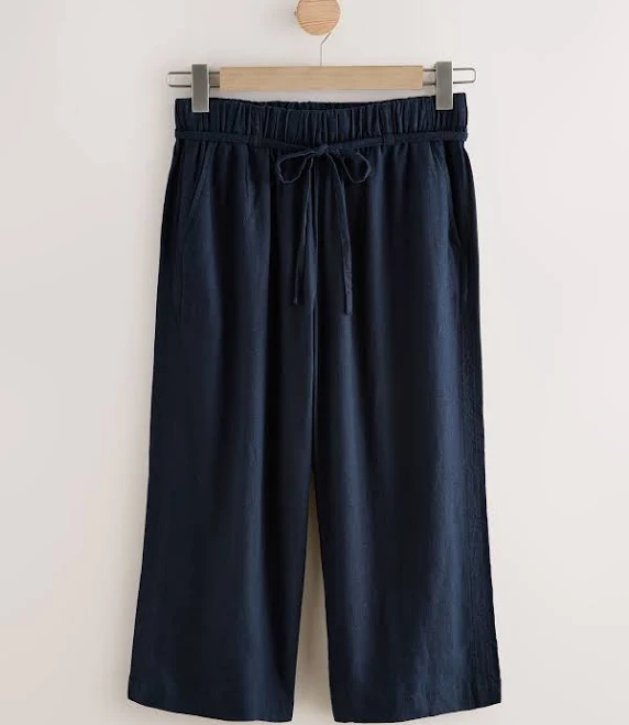 pants Women's Linen Blend Culottes Next USA $51