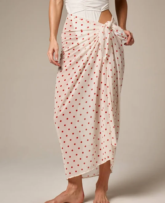 cover-up Women's Polka Dot Sarong with Side Tie missguided $9.27