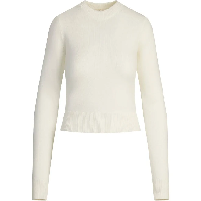 top Women's SKIMS Wool Cashmere Crew Neck Sweater SKIMS $118