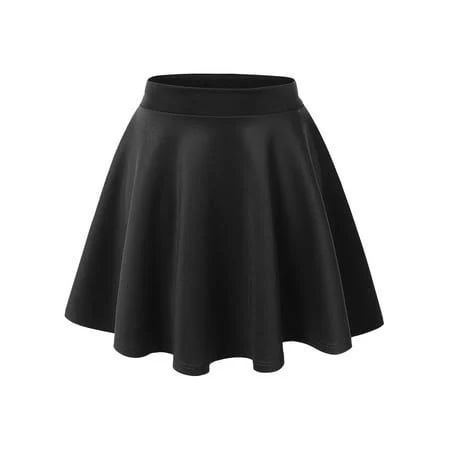 skirt Women's Stretchy Flared Mini Skater Skirt Walmart - Made by Johnny Group, Inc. $16.45