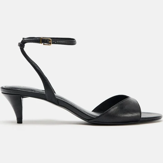 shoes Zara Ankle Strap Heeled Sandals Zara USA $79.9