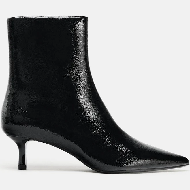 shoes Zara Kitten Heel Ankle Boots Zara USA $59.9