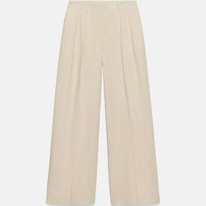 bottom Zara Wide Leg Linen Pants Zara USA $59.9
