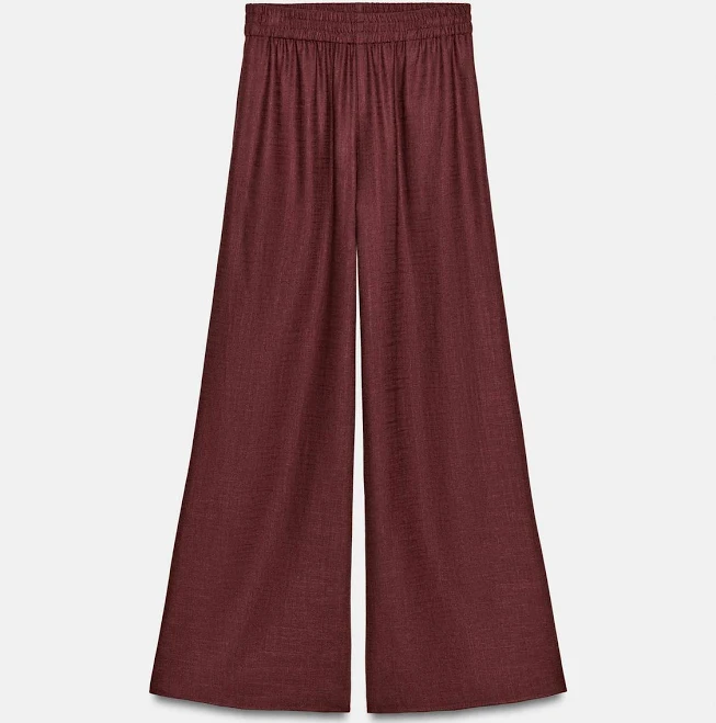 matching set Zara Wide Leg Linen Pants Zara USA $69.9