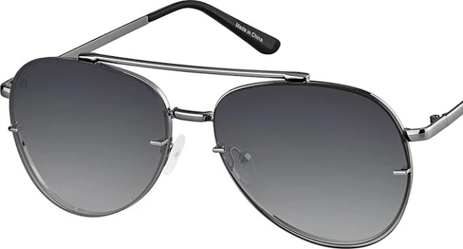 accessory Zenni Aviator Sunglasses Gold Stainless Steel Full Rim Frame Zenni Optical $32.95