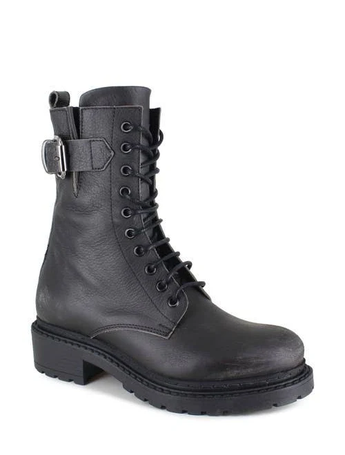 shoes ZIGI Women's Agatha Lace-Up Leather Combat Boots Nordstrom $169.99