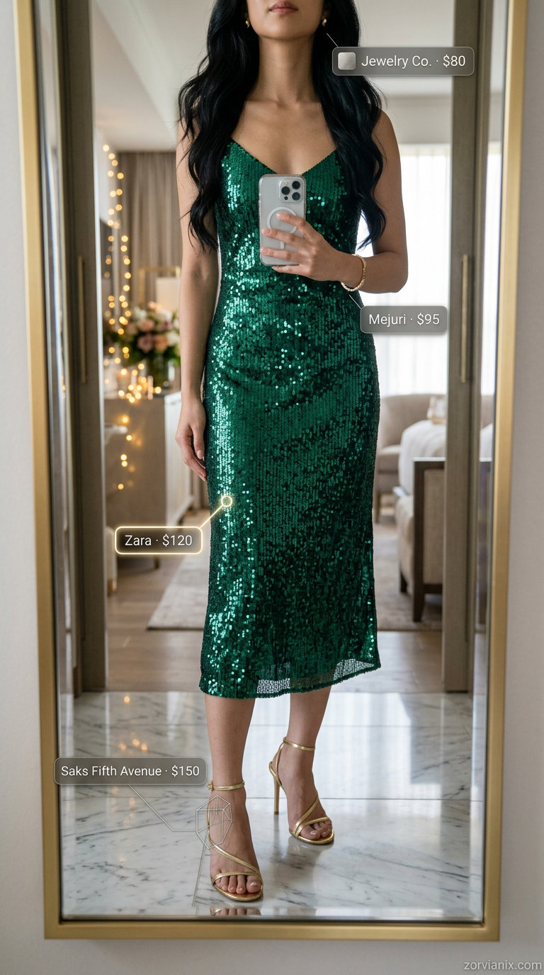 Vibrant summer birthday outfit for women 2026: Cobalt blue slip dress with silver accessories for evening.