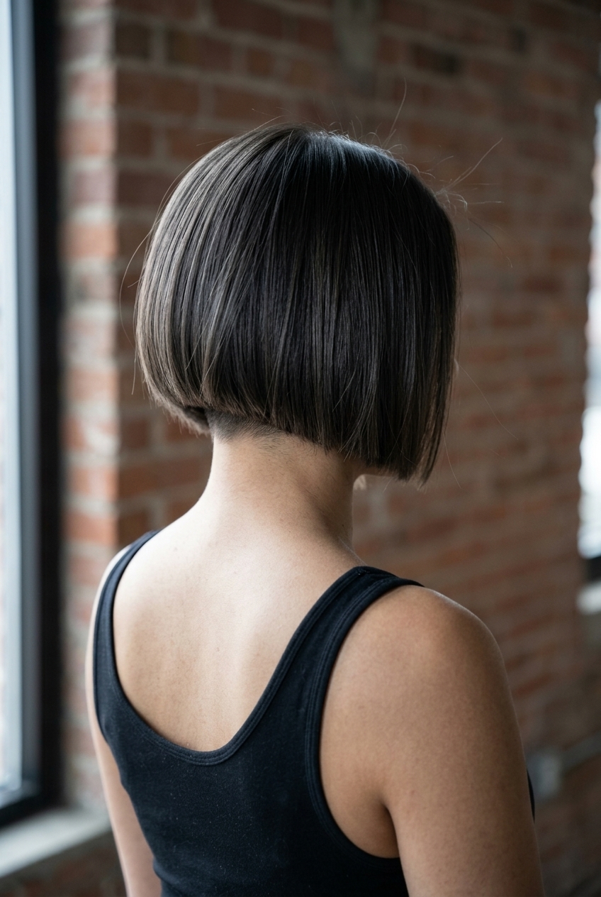 short iced espresso hair with charcoal, undercut for festivals