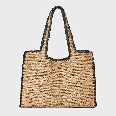 bag A New Day Straw Tote Bag Target $40