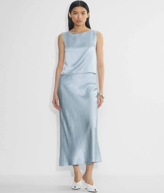 maxi skirt Aritzia Babaton Slip Satin Maxi Skirt Aritzia $98