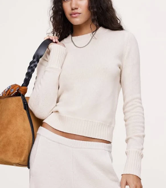 top Banana Republic Women's Fireside Merino-Cotton Sweater Banana Republic $59.97
