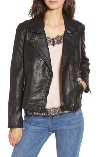 layer Blank NYC Faux Leather Moto Jacket Women's Nordstrom Rack $49.97